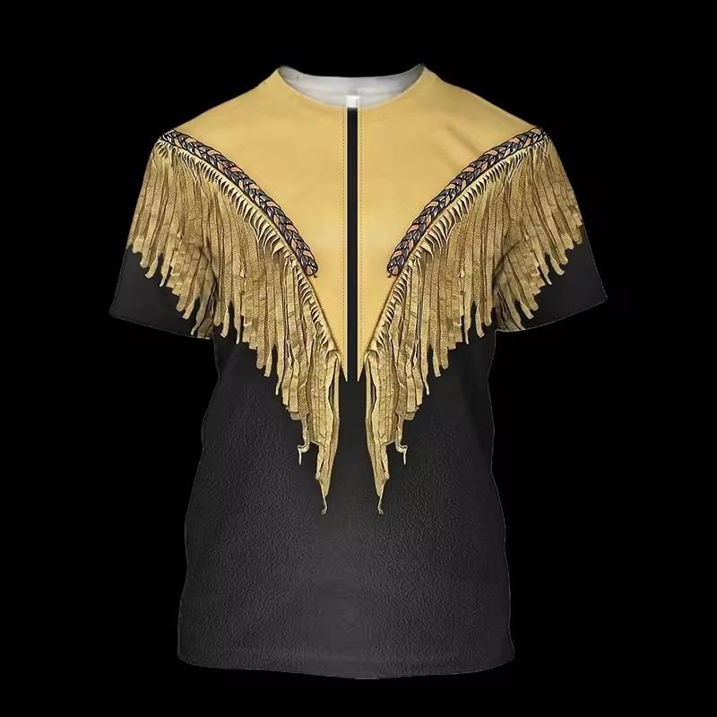 

Футболка с графическим принтом Western Cowboy для мужчин, футболка с 3D-принтом для косплея, футболки с коротким рукавом, свободные футболки, повседневные, индивидуальные, унисекс-топы 6XL