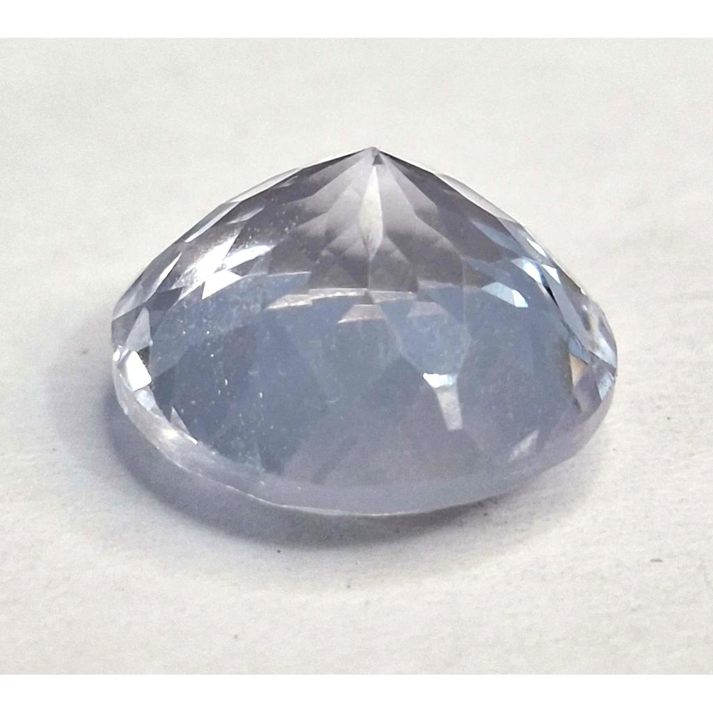 Natural White Sapphire Round Cut 9-11 Ct Stunning Certified Loose Gemstone
