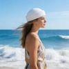 2026  Summer Beret Sun Hats Retro Artistic Painter Breathable Straw Hat  Women Circle Concave Straw Sun Hats