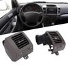 1 Pair Car Air Vent Outlet Improved Air Flow Driver and Passenger Side Dashboard AC Air Vent for Prado J120 2002 To 2009 Grey