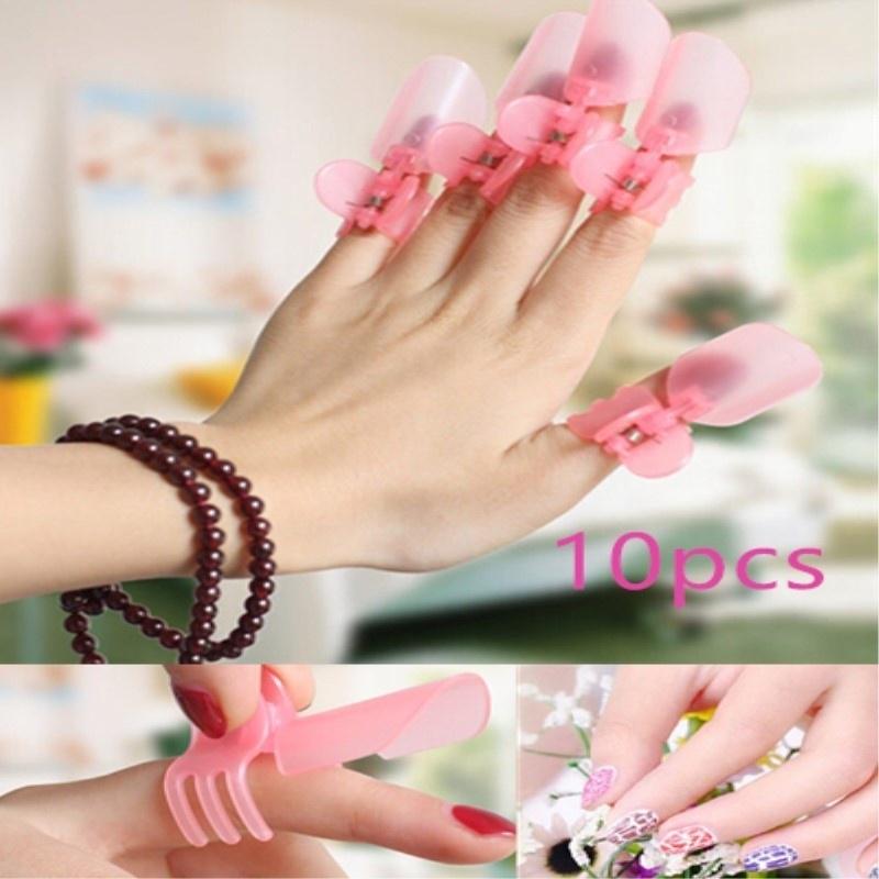 10Pcs Nail Polish Protector DIY Nail Polish Nail Polish Protection Nail Polish Protection Clip.