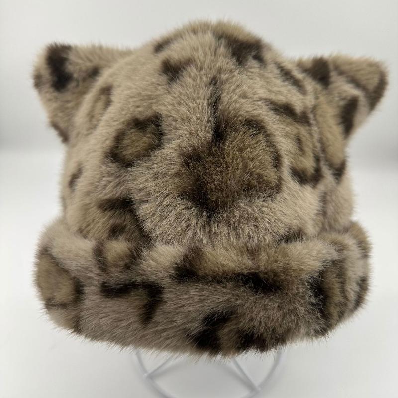 Autumn Winter Warm Cat Ears Beanie Cozy Stylish Windproof Hats Women's Cap For Daily Wear Trendy Fashion Accessories