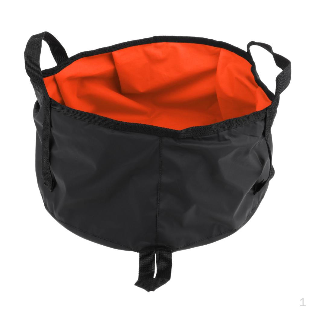 8 L Multifunction Portable Bucket, Foldable Outdoor Folding Bucket With Storage Bag