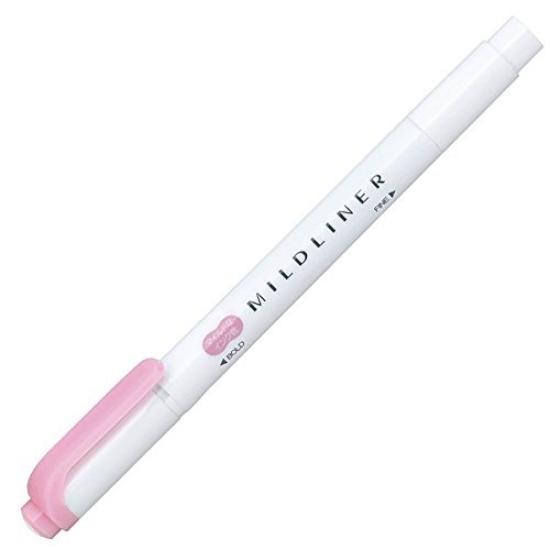 Zebra Mildliner Mild Pink Line Marker Set of 3 P-WKT7-MP -