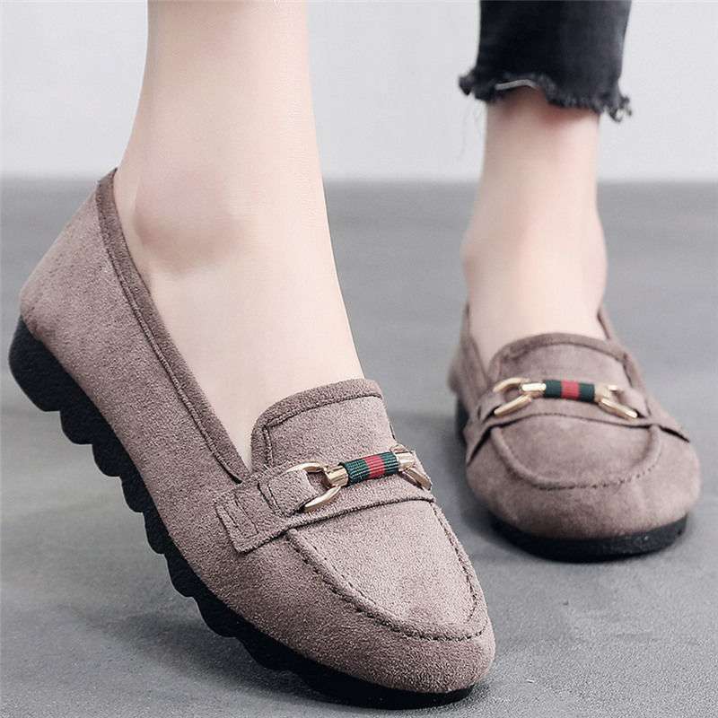 Polyurethane Sole Old North Cloth Shoes Women's Single Shoes Doudou Shoes Black Work Shoes Flat Sole Maternity Shoes Mother Shoes Large Size