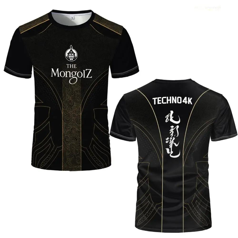 2026 Mongolia E-sports Team Training Uniform - Mongolia Team Club CS2 Player Customized T-Shirts for Men and Women