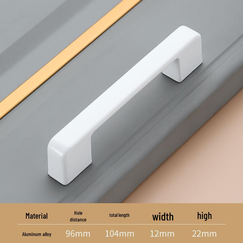 American White Aluminum Alloy Cabinet Handle