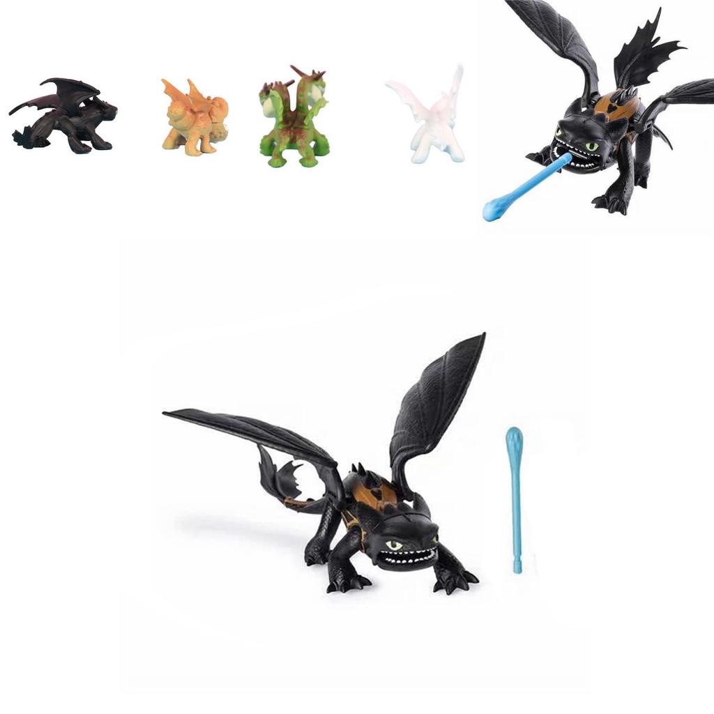 Dreamworks Dragons Figure Collection Mini Toothless Set For Kids And Dragon Trainers Aged 4 And Up