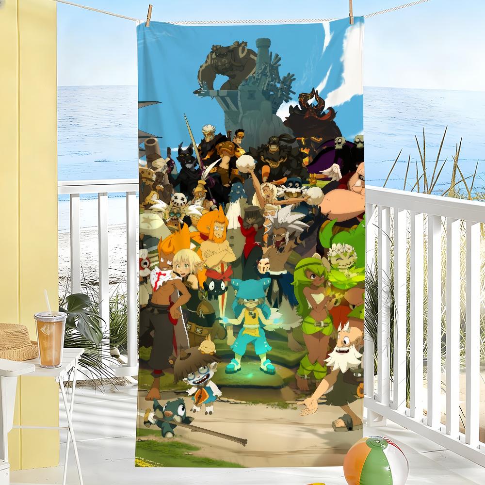 Classic Game W-Wakfu-S Cool Towel Soft Pool Gift For Travel Gym Shower Camping Quick Dry Sports Large Beach Towels