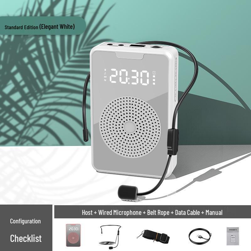 Portable Bluetooth Microphone & Loudspeaker for Teaching, Tour Guides, and Outdoor Use