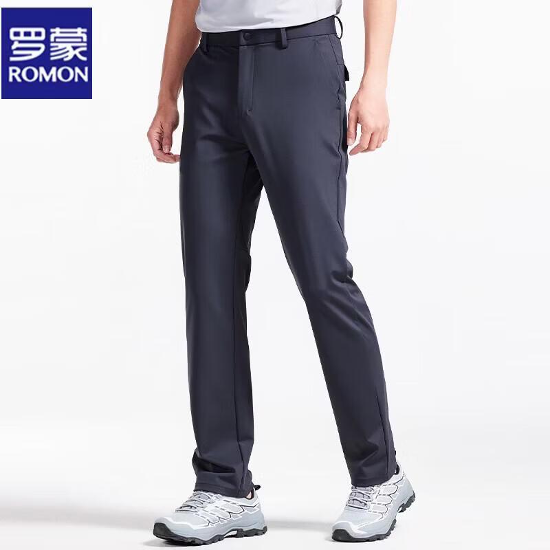 ROMON Men s Slim-Fit Straight Leg Quick-Dry Casual Pants 31