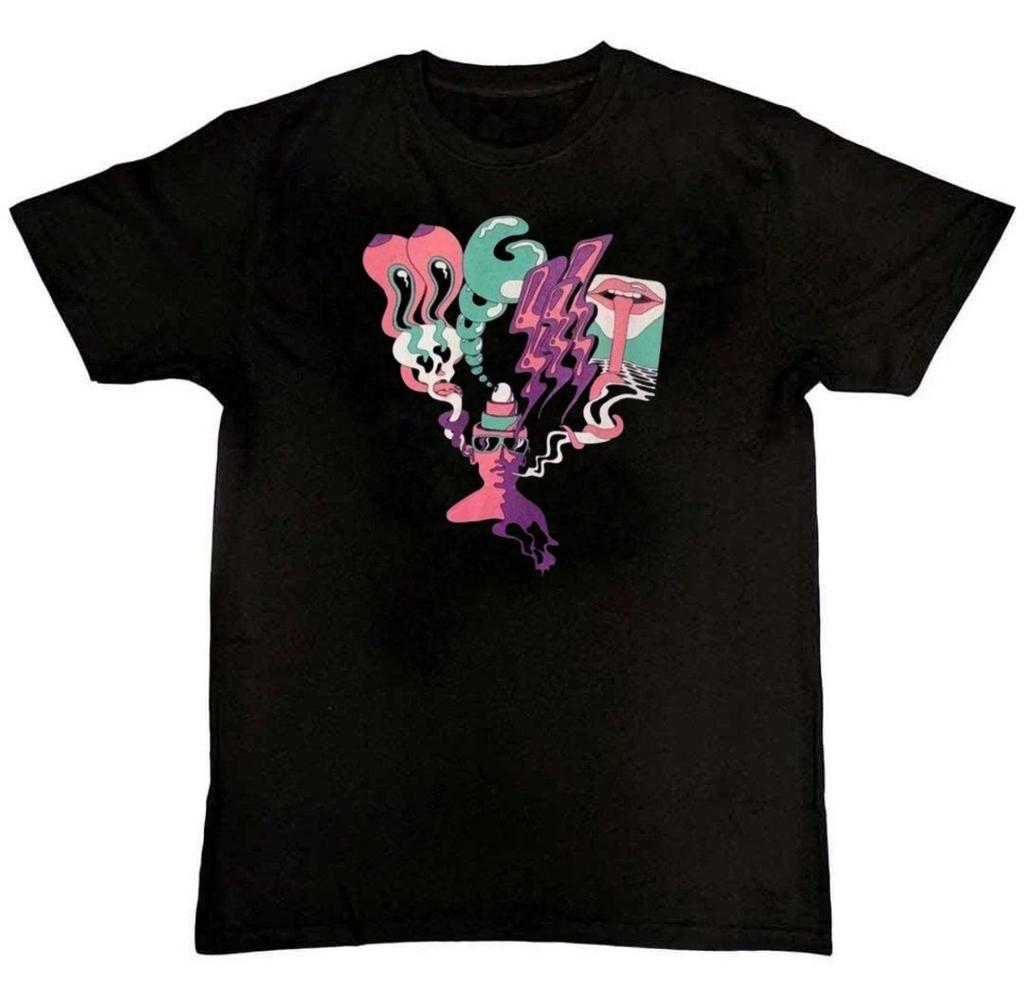 T-shirt da uomo con stampa grafica della band MGMT