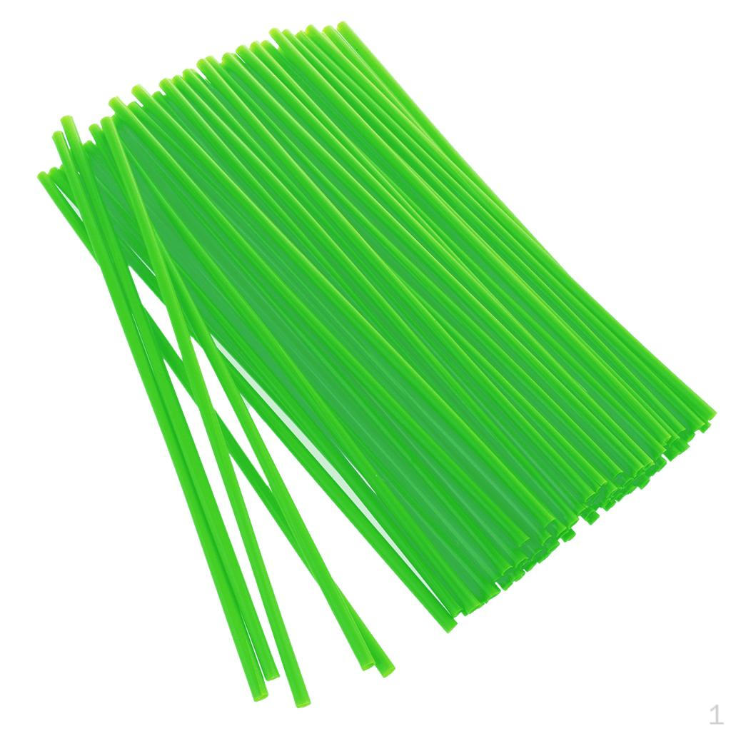 

12 Colors Spoke Covers, Wraps, Skins, Coats for Bike Spokes ( 72PCS ) Green