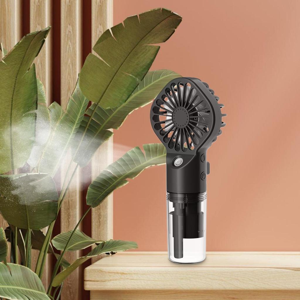 Mini Humidifier Fan Portable Handheld Mist Fan USB Rechargeable Outdoor Hand Fan Small Spray Mist Fan Portable Water Spray Fan