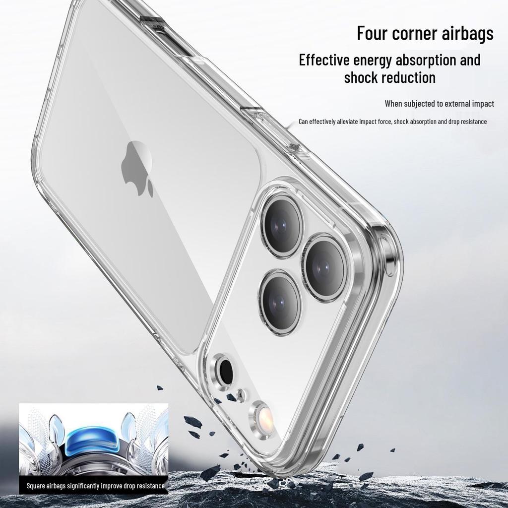 iPhone 17 Pro Max Transparent Protective Case, Precise Fit, Anti-Drop Design