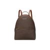 Michael Kors Sheila Classic Monogram Zip Closure Coated Canvas Backpack Women Backpack Gold Brown 35F3G6HB6B-BROWN