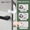 BOLTIFY Foam Door Stopper Home Security Door Clip Kitchen Bedroom Door Stops Baby Kids Safety Finger Protector Guard Hardware