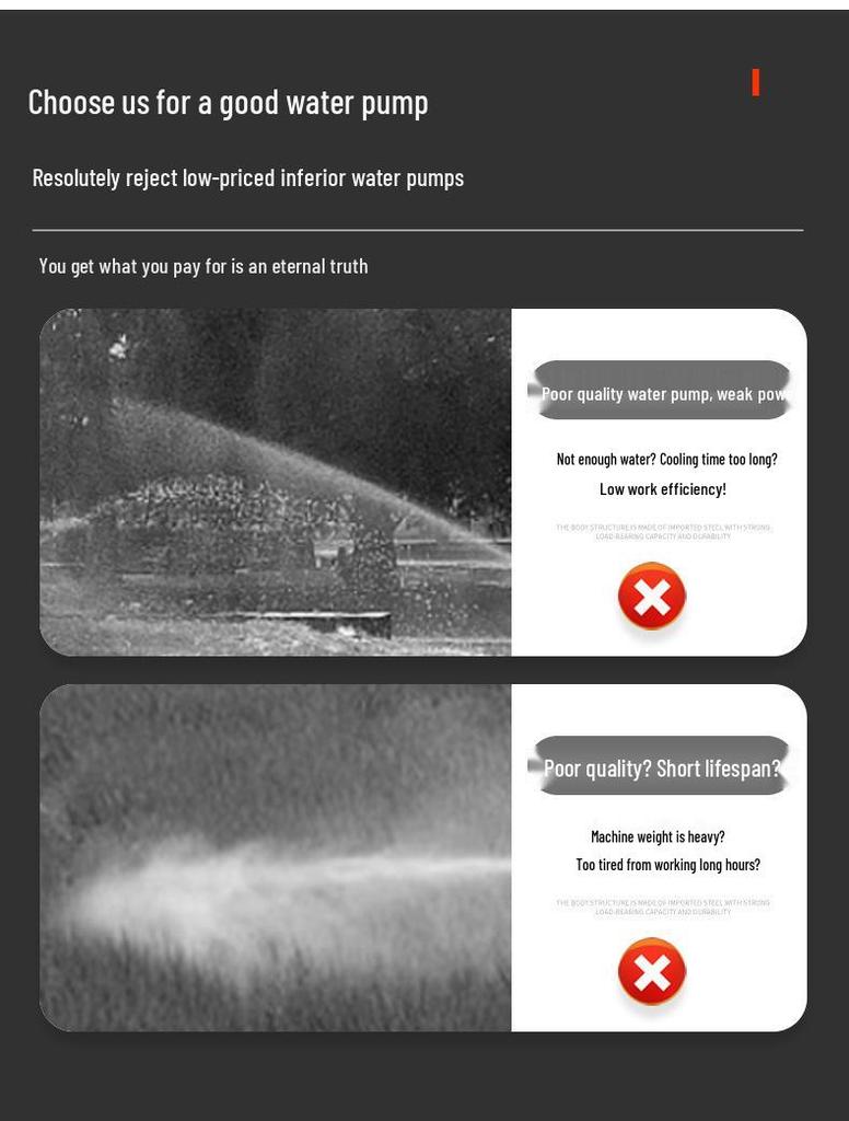 80m Head Portable Forest Firefighting Water Pump, 0.8MPa Pressure