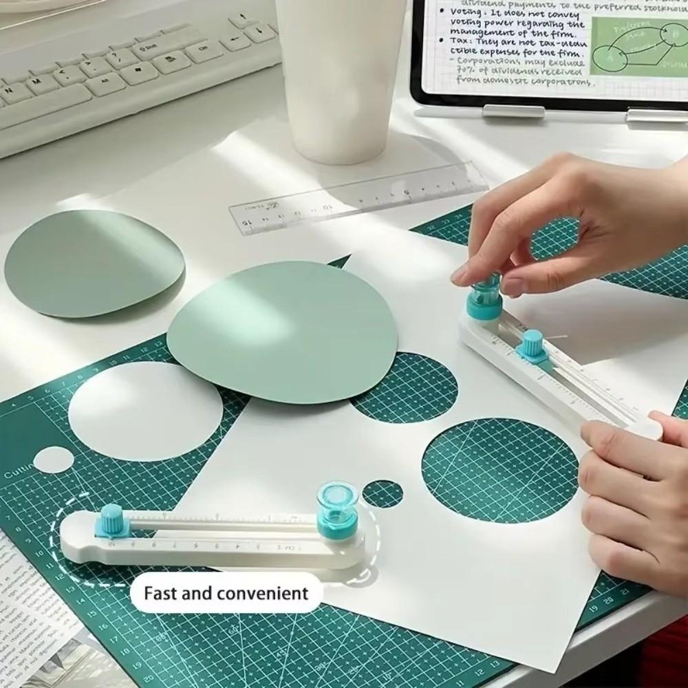 Multifunctional Rotating Compass Cutting Tool Home DIY Round Gauge New Durable Paper Trimmer