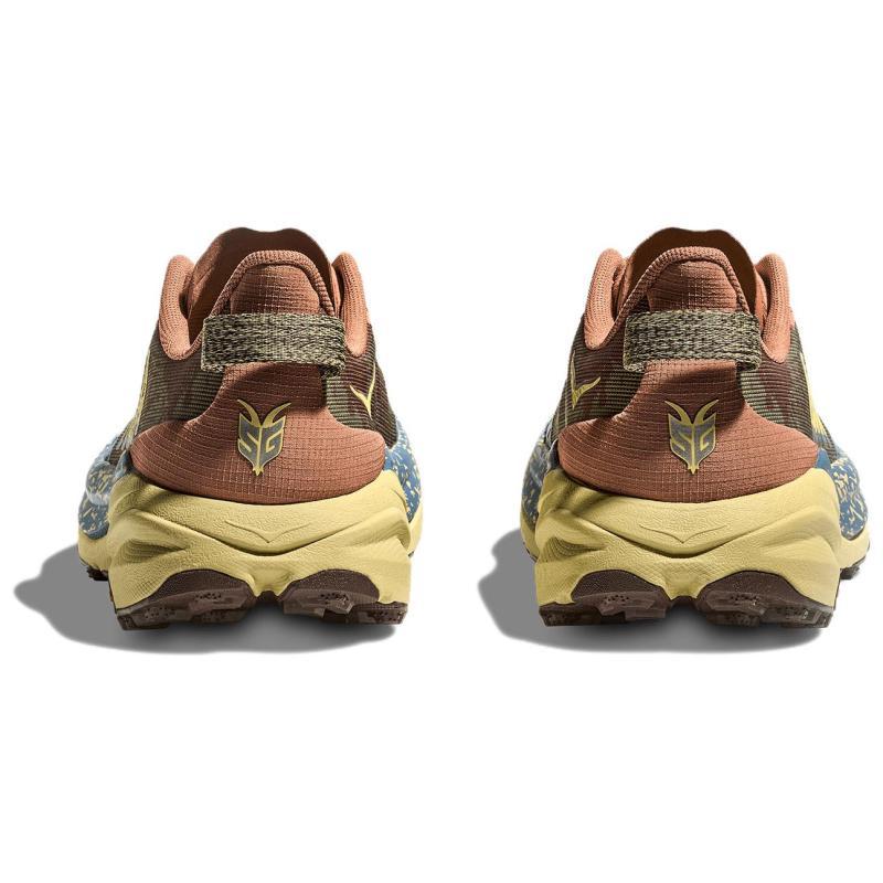 HOKA ONE ONE Speedgoat 6 Cushioning, Breathable, Supportive Low Top Trail Running Shoes Men's Brown Sneakers 1147791-MPLC