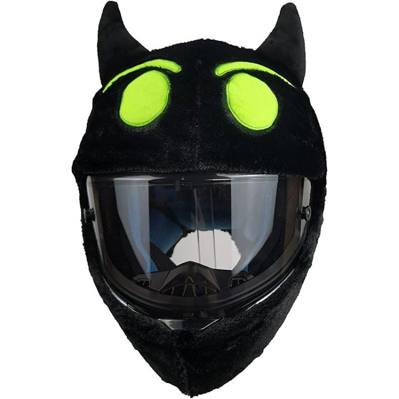 Fleece Motorcycle Balaclava Hood Men Women Windproof Warm Face Cover With Cartoon Animal Design