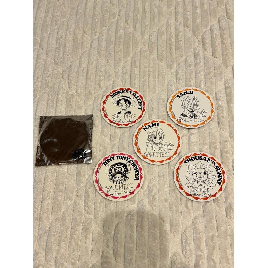 ONE PIECE Shueisha Natsukomi 2011 Coaster 5-piece Set