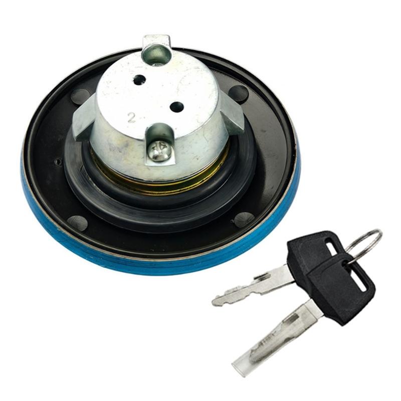 Universal Motorcycle Gas Tank Lid Streamlined Designs Secure Lock Aluminum Fuel Tank Cover Easy to Use for Bike YBR125