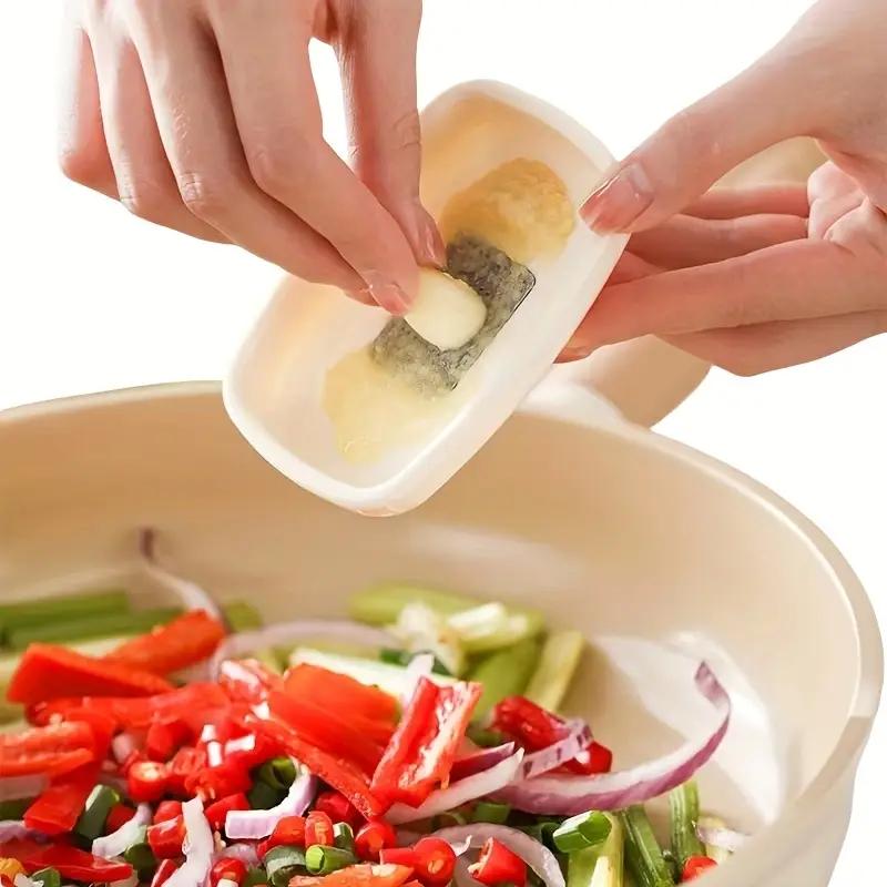 Zázvorový hořčičný mlýnek Zázvorový česnekový struhadlo Zázvorová česneková pasta Kuchyňský mlýnek na zázvorovou šťávu Zázvorový česnekový pastový artefakt