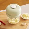 Electric Garlic Chopper Mini Food Processor for Food Meat Veggies 350ml Rechargeable Garlic Grinder for Kitchen