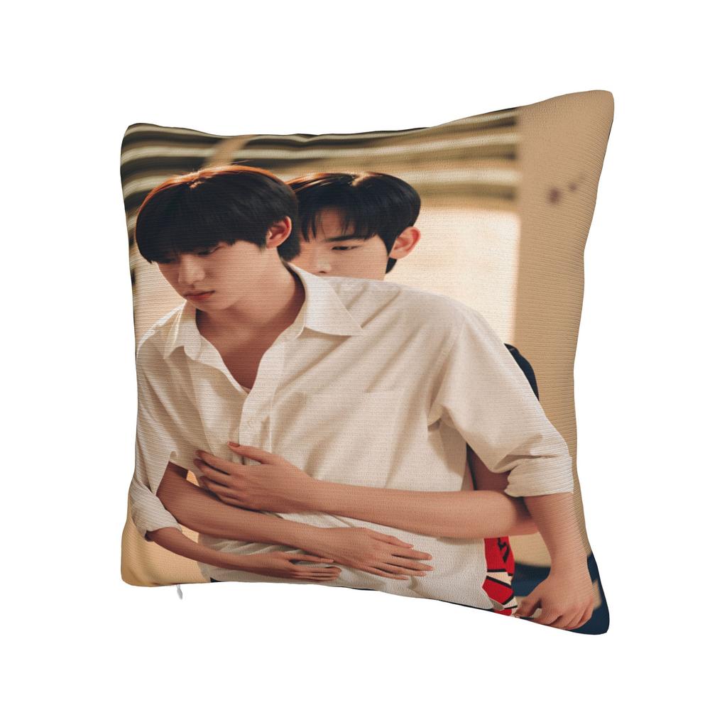 Thai BL Duang with You Pillow Case Porteetee Funny Pillow Cover Graphic Pillowcases For Sofa Car Home Decor