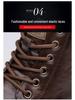Men's Genuine Leather Martin Boots: High-Top Winter Business Casual with Wool Lining