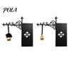 Literary Display Lighting 3D Printed Ghost Bookshelf Light, Warm LED Library Lamp with Vintage Street Style Shelf Ornament Silhouette, Decorative Book