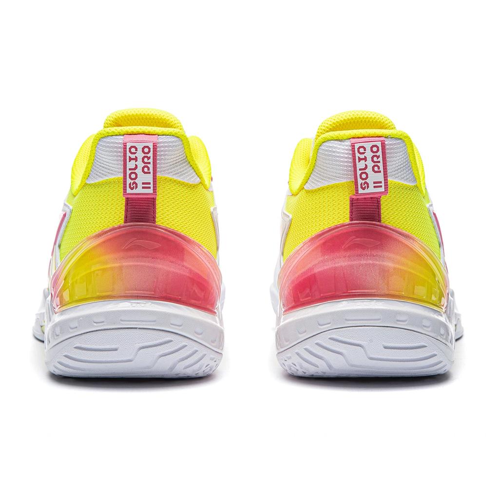 Men's Sneakers Li-Ning Badminton Shoes Unisex Low-top Standard White/Fluorescent Yellow