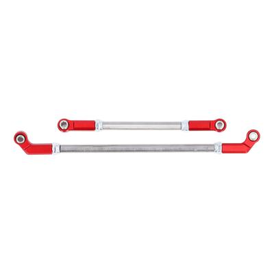 Aluminum Alloy 90mm RC Servo Linkage Steering Link Rod 7.5mm   Head Holder Tie Rod End Upgrade Kit for SCX10 III 1Celsius10 RC Crawler Car