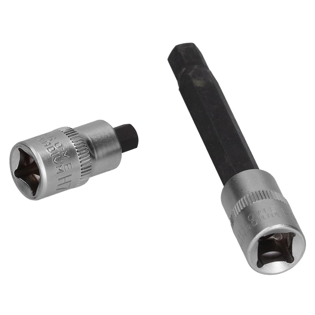 2 Stück Sechskant Bremszangen-Nuss 3/8 Zoll Antrieb Lang Kurz Werkzeug Ersatz für Mercedes