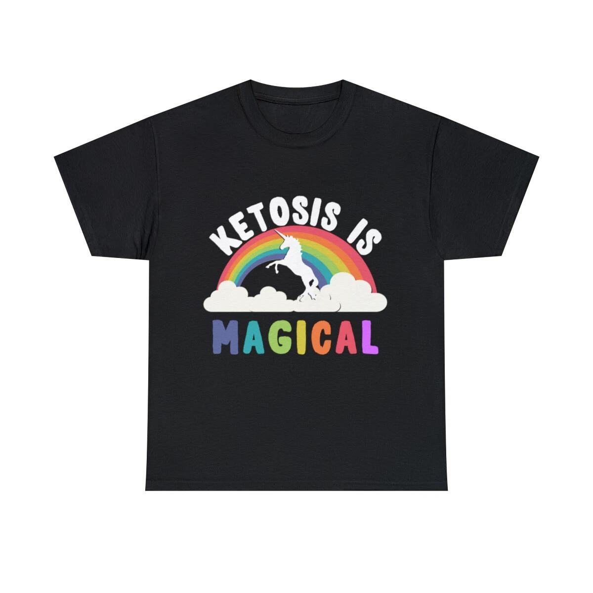 Ketosis Is Magical Graphic Tee Shirt, S-5XL S