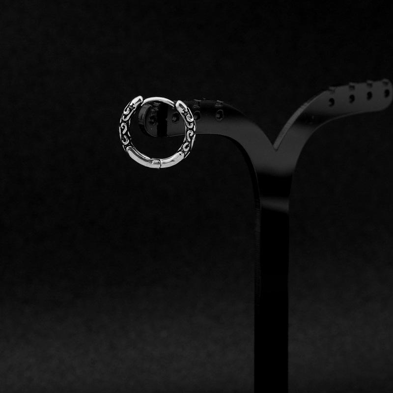 

Серьги Винтажные декоративные серьги Металлические серьги Индивидуальные серьги-подвески с застежкой-замком Подвески-подвески в стиле хип-хоп Круглые серьги