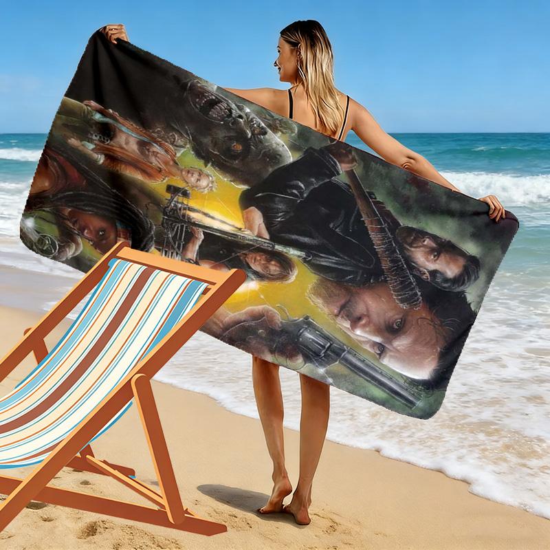 Fantasy Realms: Epic Journeys Unfold beach towel Outdoor camping Portable for travel quick-drying swim towel Outdoor pool towel Absorbent bath towel