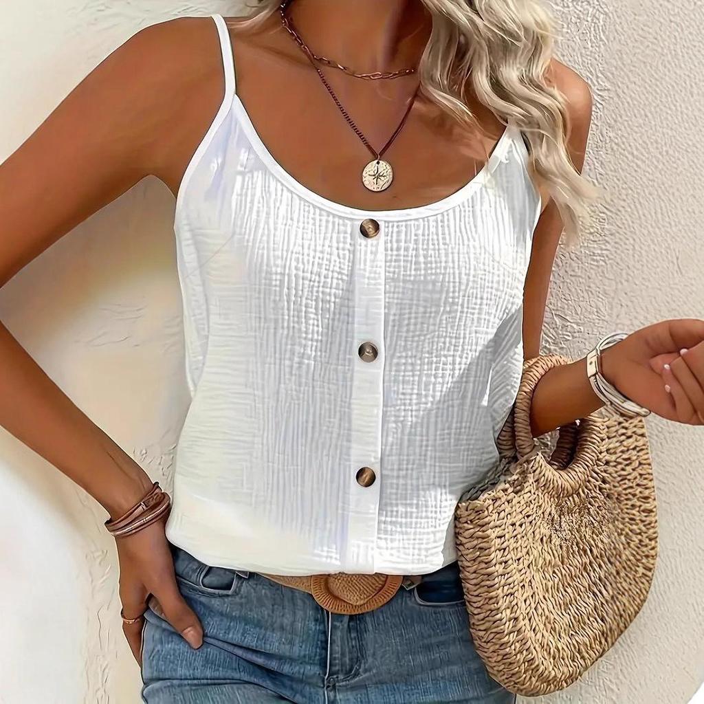 Neues einfarbiges Damen-Camisole-Westchen für Frühling/Sommer