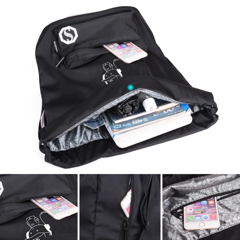 Lightweight Waterproof Drawstring Travel Sport Nylon Backpack With Spacious Design And Stylish Features