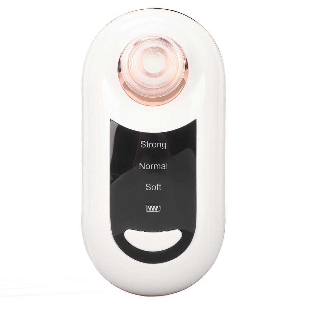 Electric Blackhead Removal Machine 3 Strength Deep Cleansing Skin Pores Vacuum Cleaner White