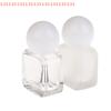 1pcs 10ml Empty Nail Polish Bottles Clear Glass Nail Gel Bottles With Brush Cap Nail Oil Nail Art Tool