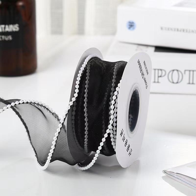 Valentine's Day Korean Fishtail Yarn Ribbon for DIY Flower Bouquets and Cake Decorations