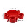 Rolling Bucket Dolly with 5 Wheels and 2 Locking Casters Heavy Duty Detailing Bucket Compatible with 3.5 To 5 Gallon Buckets