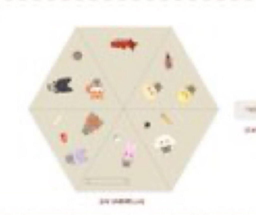 [USED] ATEEZ Folding Umbrella Pop-Up with Bonus Included D866