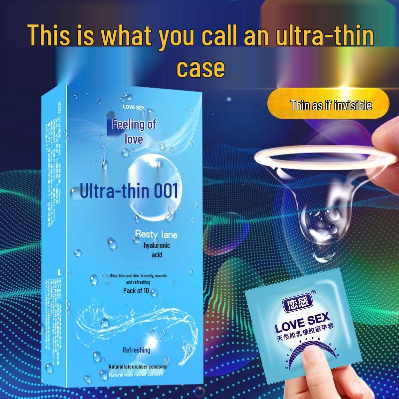 Ultra-Thin Hyaluronic Acid Condoms for Men - Long-Lasting and Safe Adult Contraceptives