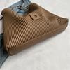 Fold Shoulder Bags for Women 2024 Winter New In Vintage Chain Large Capacity Leather Handbags Travel Totes Bag