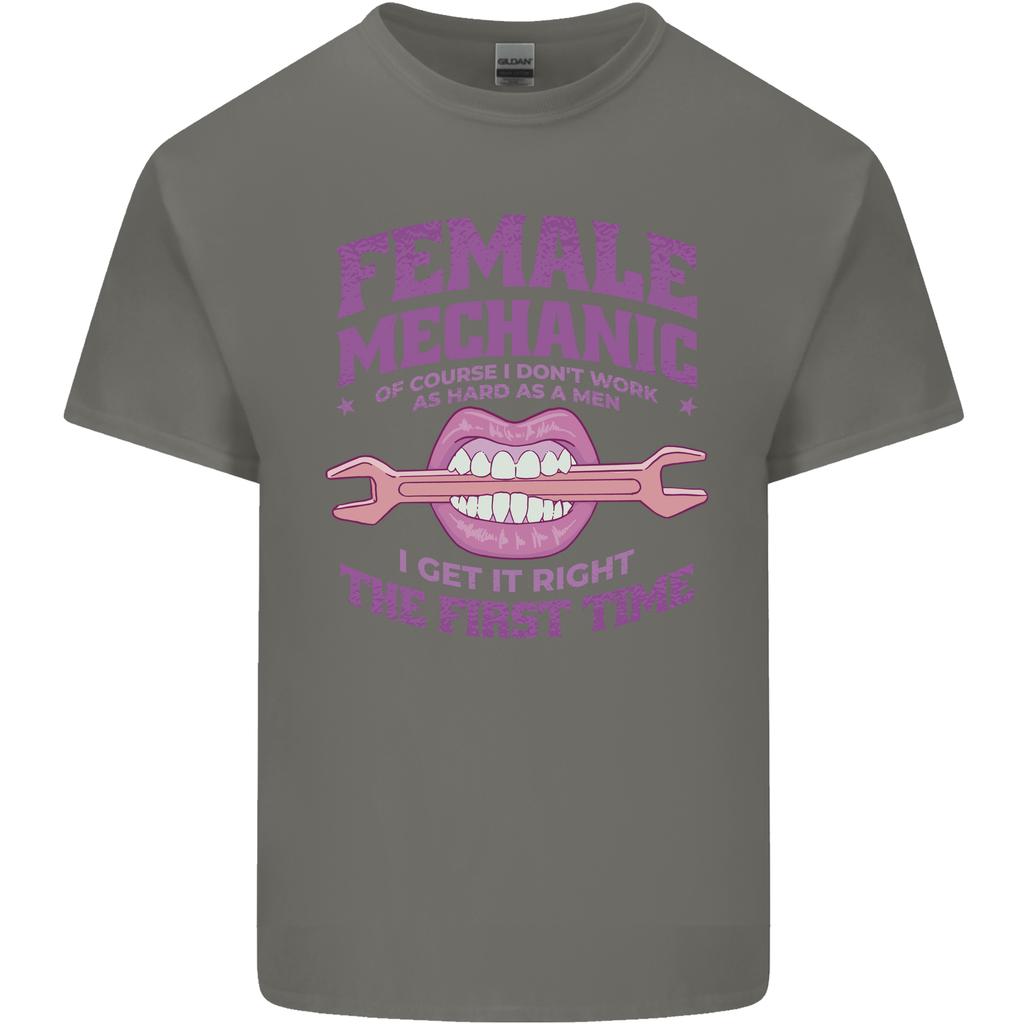 Funny Female Mechanic Unisexs Light Cotton TShirt