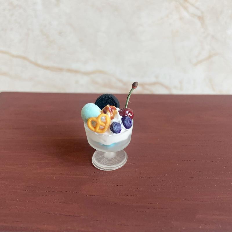 

1 Штука Мініатюрний Ляльковий Будиночок Фруктове Печиво Їжа Чашка Модель Іграшка Для Лялькових Аксесуарів DIY Декорація Дитячий Подарунок A1