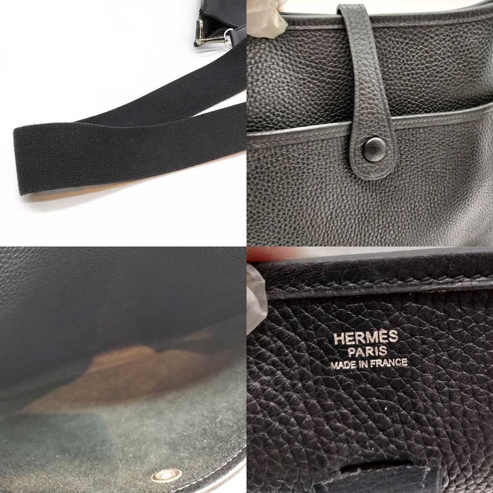 Used HERMES EvelynShoulder Bag Leather Women
